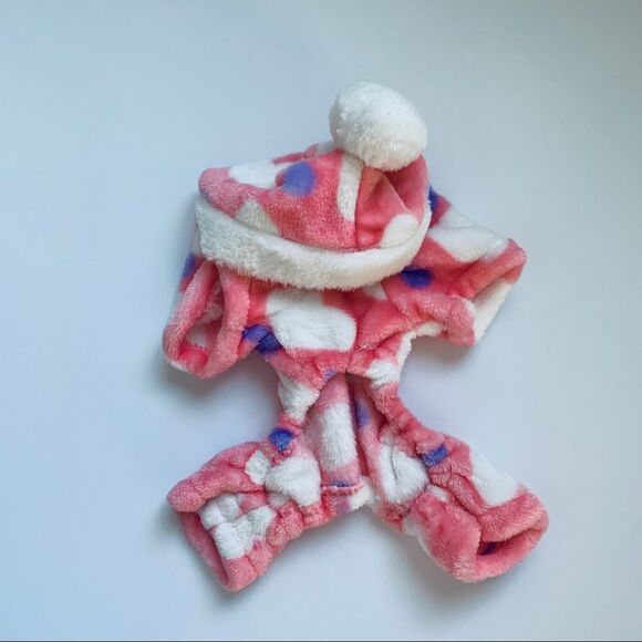 New Dogs of Glamour small heart print dog hoodie - Picture 5 of 7